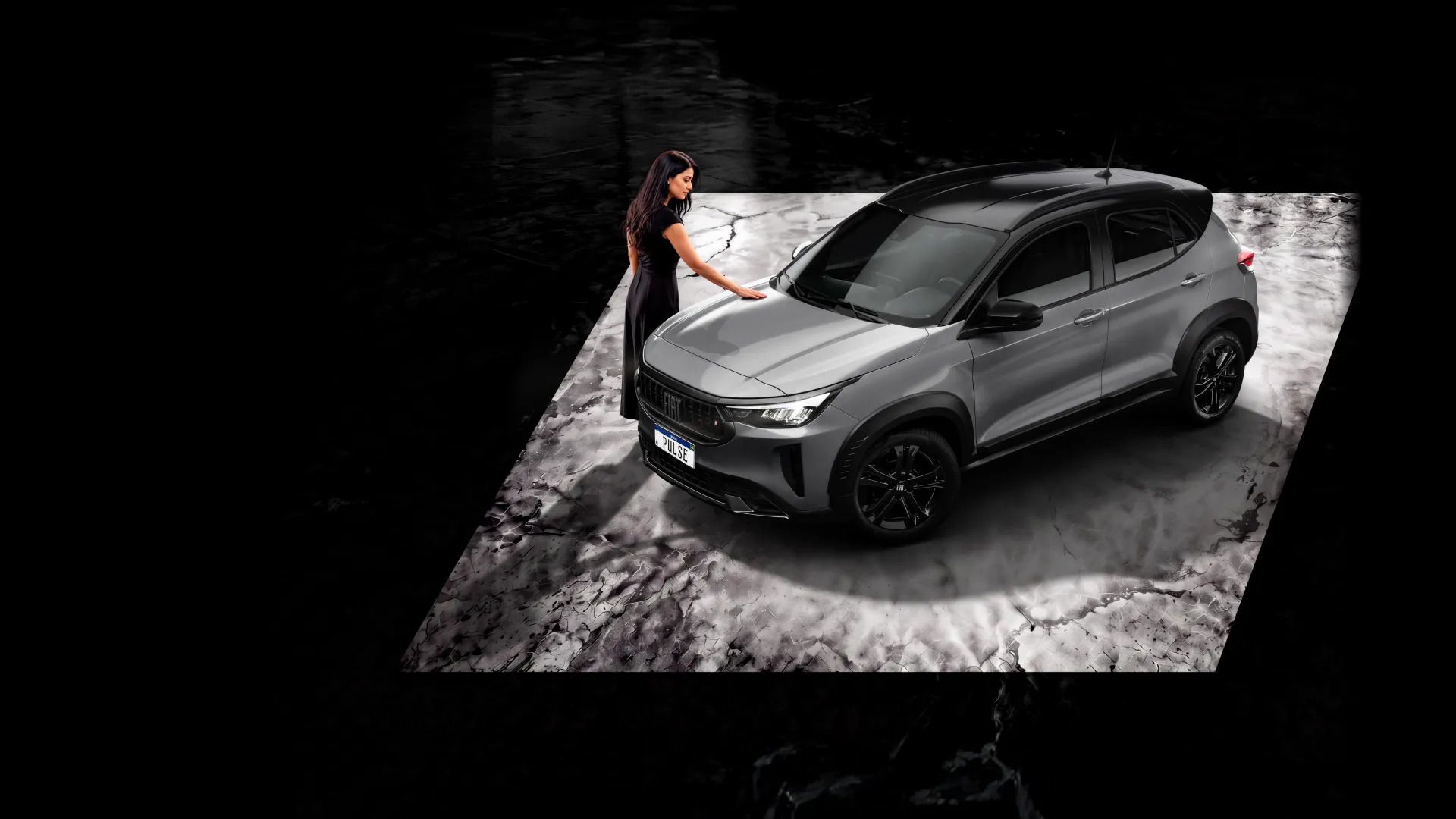 Fiat Pulse em três quartos dianteiro